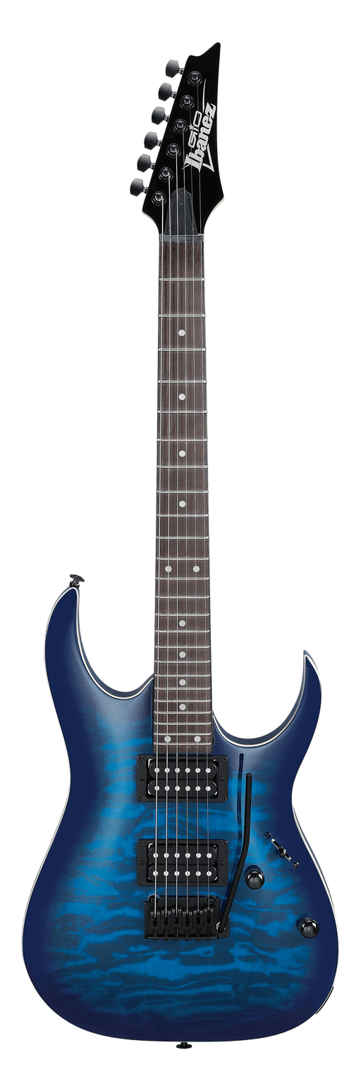 Ibanez GRGA120QA GIO RGA Quilted Maple Electric Transparent Blue