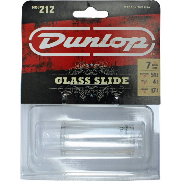 Dunlop Pyrex Glass Slide - Heavy-Short