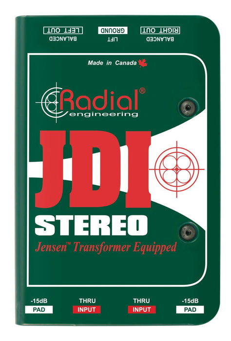Radial JDI Stereo Premium Passive DI