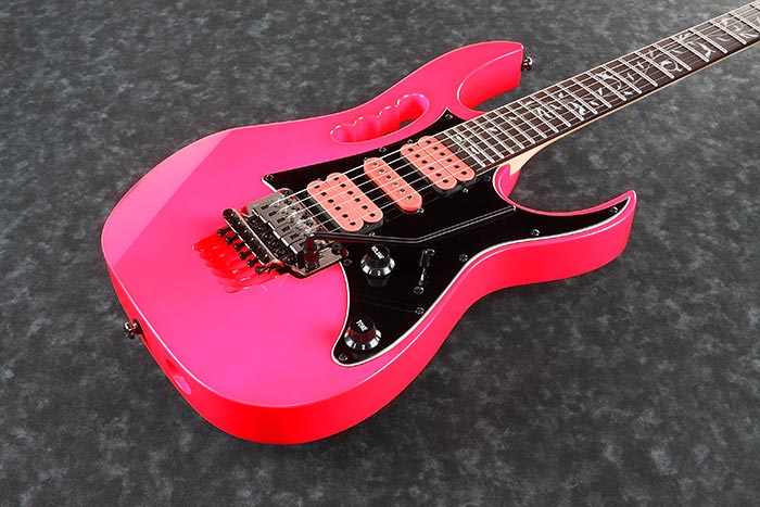 Ibanez JEMJRSPPK Steve Vai Signature Electric Guitar - Pink