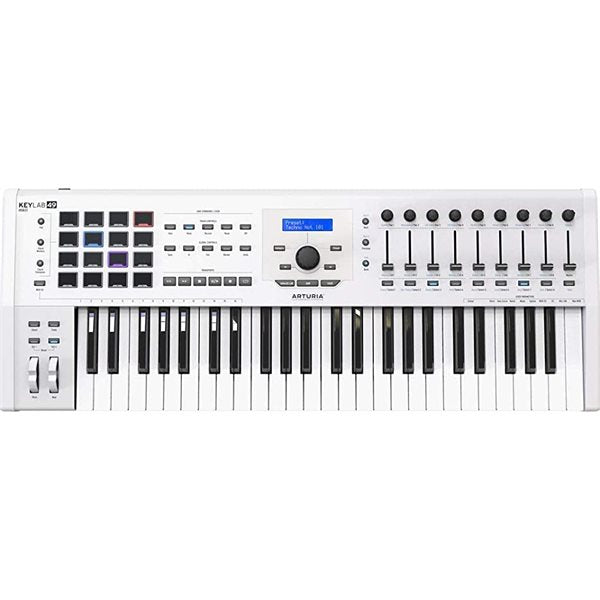 ARTURIA KEYLAB MK2 II 49 MIDIキーボード Arturia KeyLab MkII 49-Key Midi Controller - White for Sale in