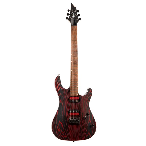 Cort Kx Series Etched Black Red