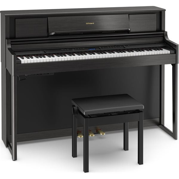 Roland LX705-CH-WSB Digital Piano - Charcoal Black w/ Stand and Bench