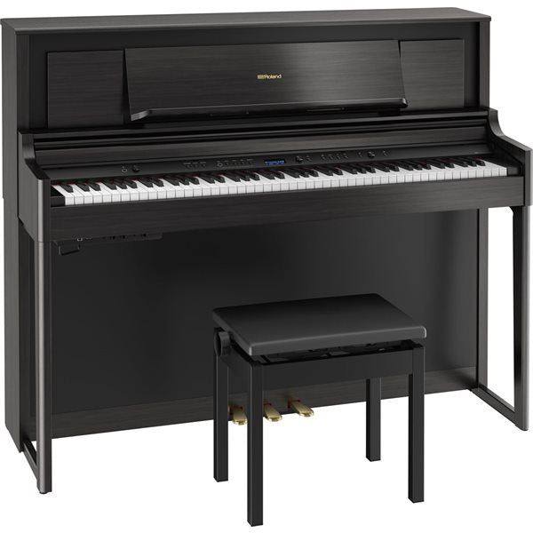 Roland LX706-CH-WSB Digital Piano - Charcoal Black w/ Stand and Bench