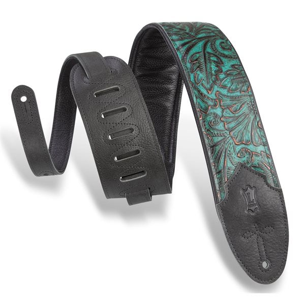 Levy's Padded Strap w/Decorative Embossed Leather