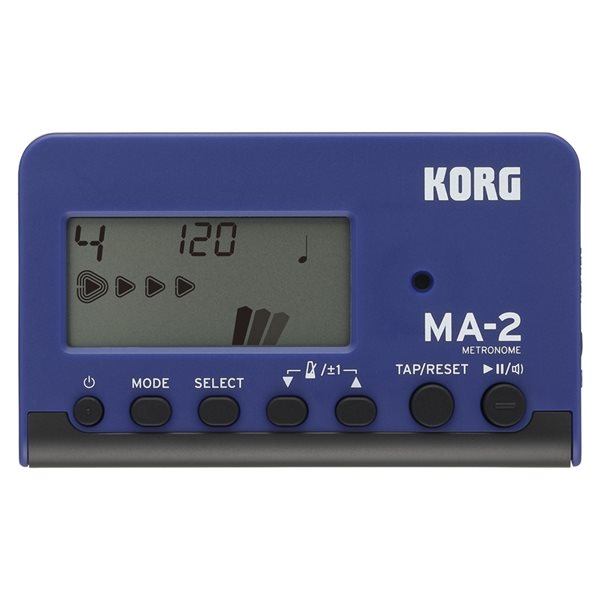 Korg MA2BLBK Digital LCD Metronome - Blue/Black