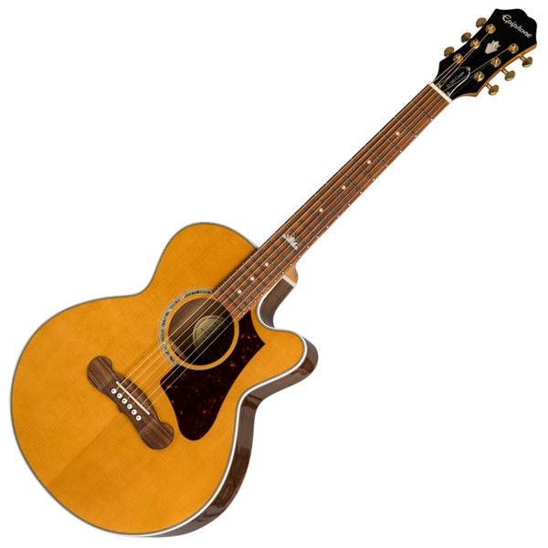 EpiphoneJ-200 EC Studio Parlor - Vintage Natural for Sale in