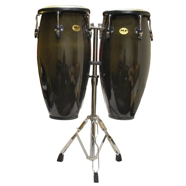 Mano Percussion MP1601-BK Conga 10 - 11 with stand - Black