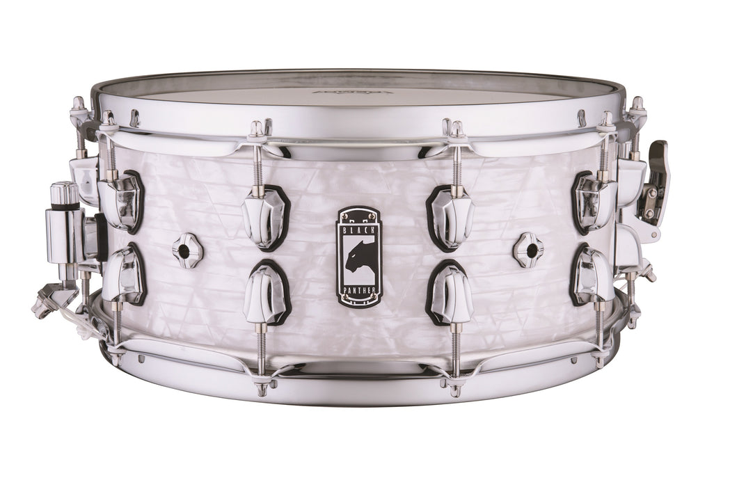Mapex Black Panther Heritage 14"x6" Snare - White Strata