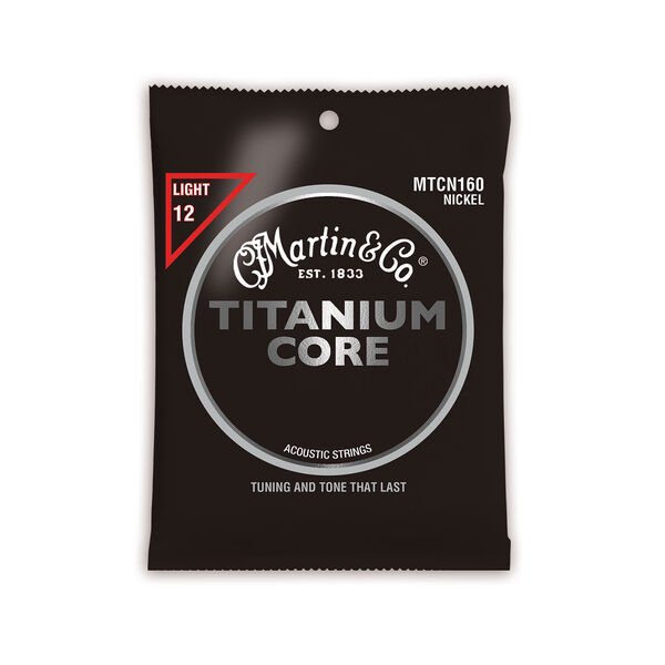 Martin Titanium Core Acoustic Guitar Strings 12-55