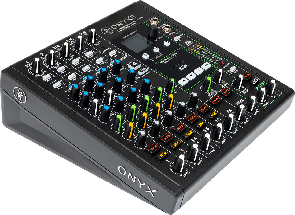 Mackie 8-Channel Premium Analog Mixer with Multi-Track USB recording
