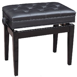Profile PPB-301CBR Adjustable Piano Bench w/Compartment - Brown
