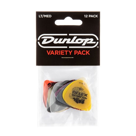 Dunlop Guitar Pick Variety Pack (12/pack) Lt/Md