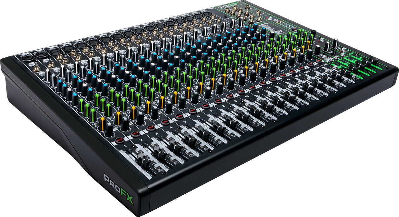 Mackie 22 Channel 4-bus Professional Effects Mixer with USB