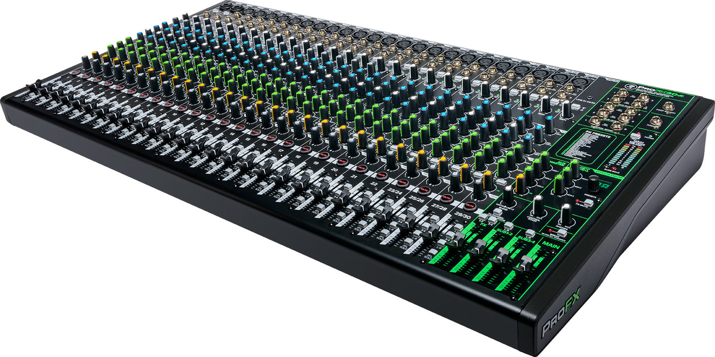 Mackie 30 Channel 4-bus Professional Effects Mixer with USB