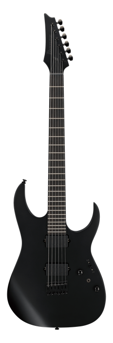 Ibanez RGRTB621BKF RG Iron Label 6str Electric Guitar - Black Flat