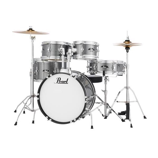Pearl Roadshow Junior Kit w/Hardware & Cymbals - Grindstone Sparkle