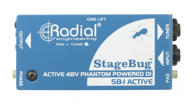 Radial SB-1 Stagebug Compact Active DI for Acoustic Guitar & Passive Bass