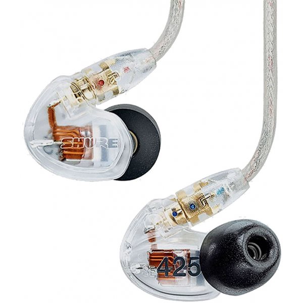 Shure SE425 Professional Sound Isolating Earphones - Clear