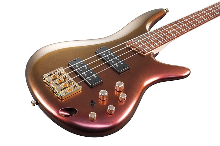 Ibanez SR300EDX Standard 4-String Bass - Rose Gold Chameleon