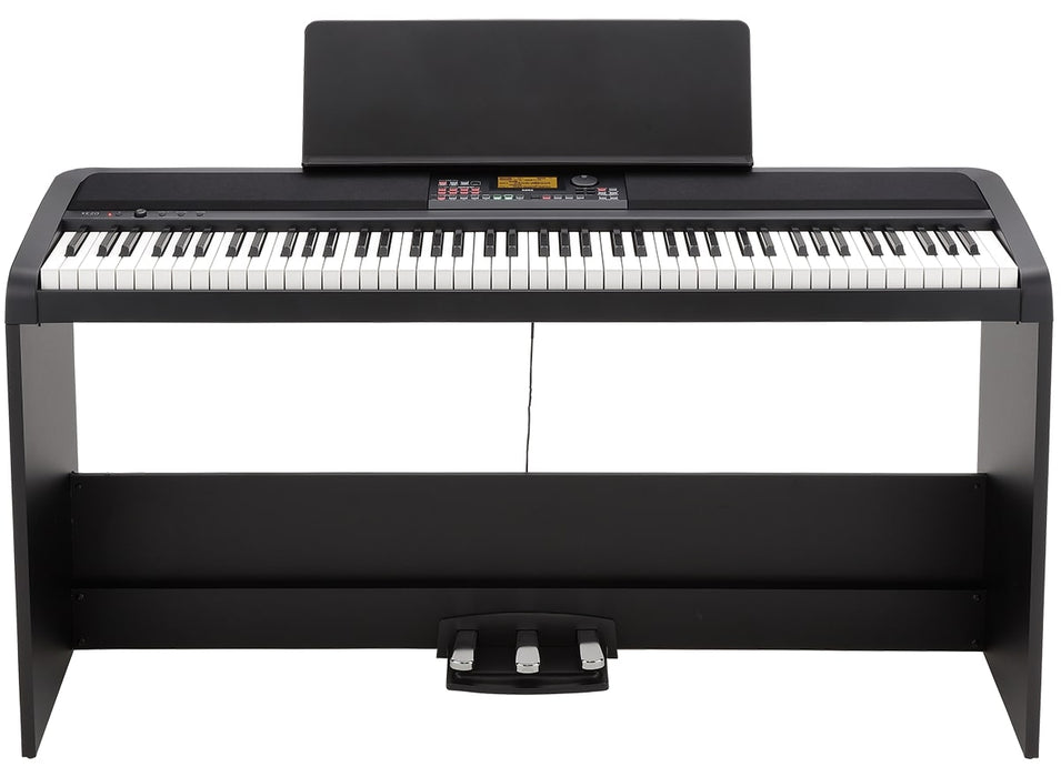 Korg XE20SP 88-Key Hammer Action Arranger Piano w/Speakers, Stand and 3 Pedals