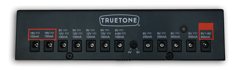 TrueTone CS12 Pure Isolated Power Brick - 12 outputs, 5 voltage options