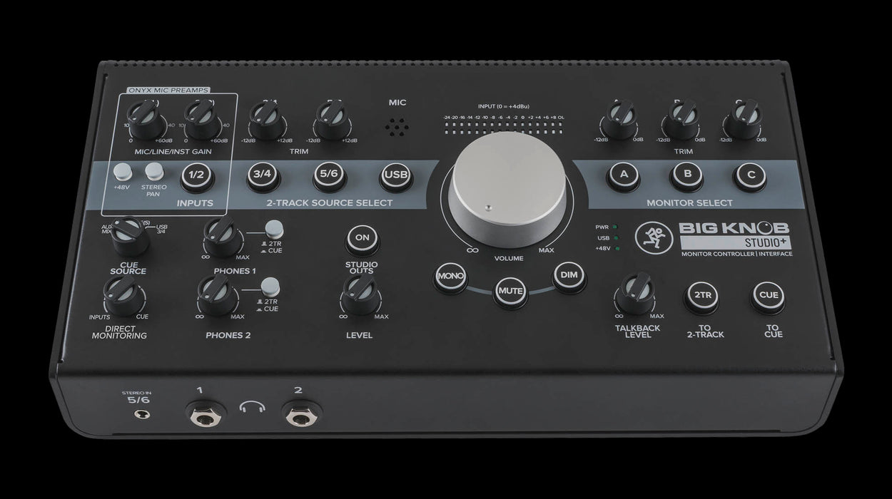 Mackie Big Knob Studio+ 4x3 Studio Monitor Controller | 192kHz USB