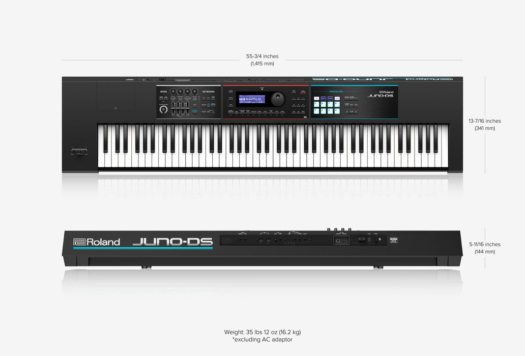 Roland Juno-DS88 88 Key Synthesizer w/Phrase Pads