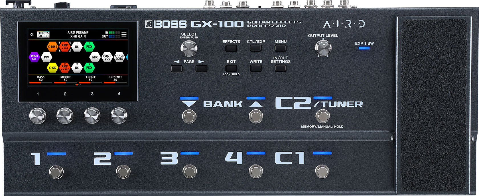 Boss GX-100 AIRD Touch Screen Guitar Effects Processor