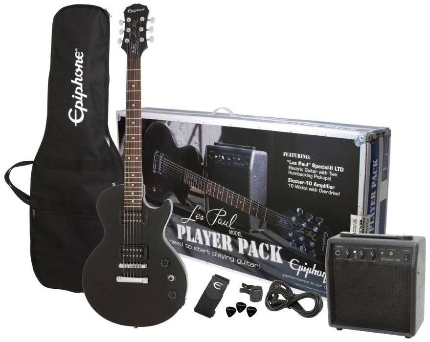 Epiphone Les Paul Special II Player Pack - Ebony