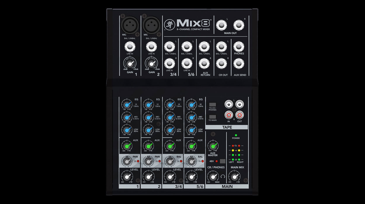 Mackie 8-channel Compact Mixer