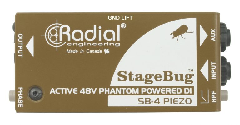 Radial SB-4 StageBug Compact Active DI for Piezo Pickups