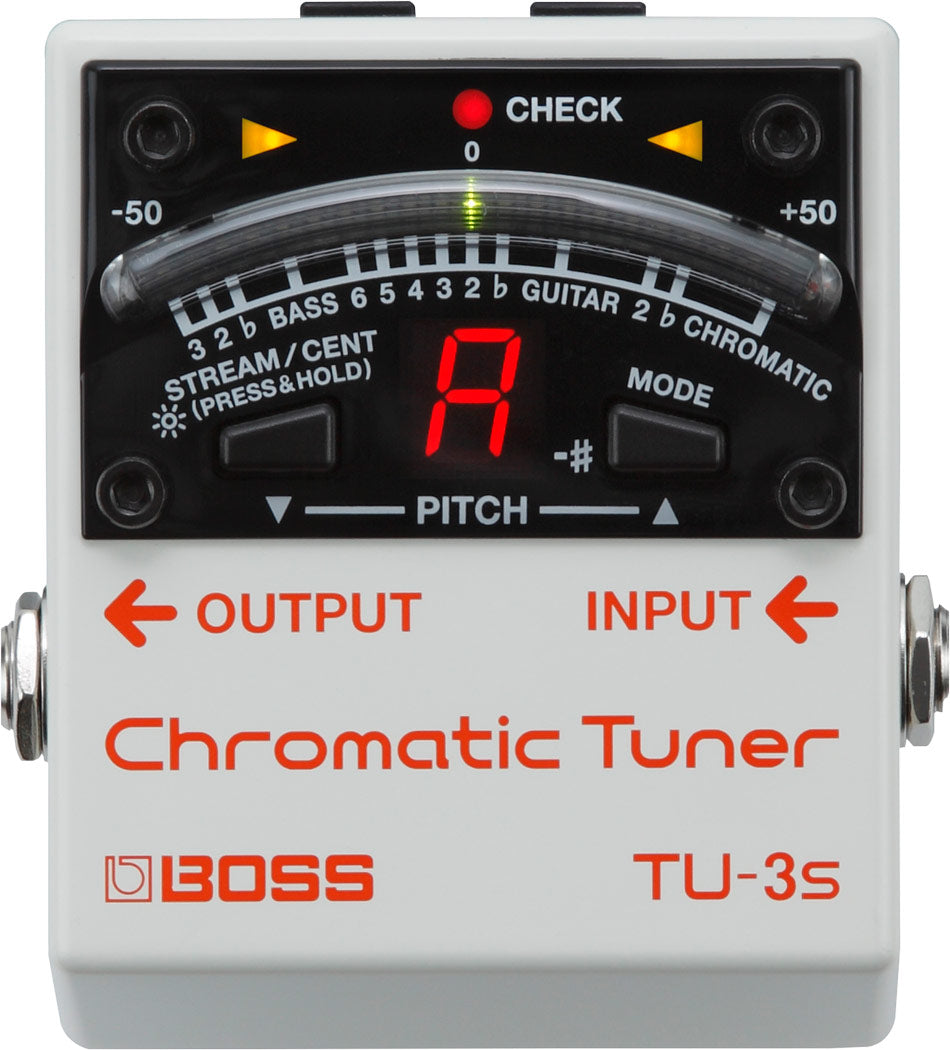 Boss TU-3S Chromatic Tuner — Zedem