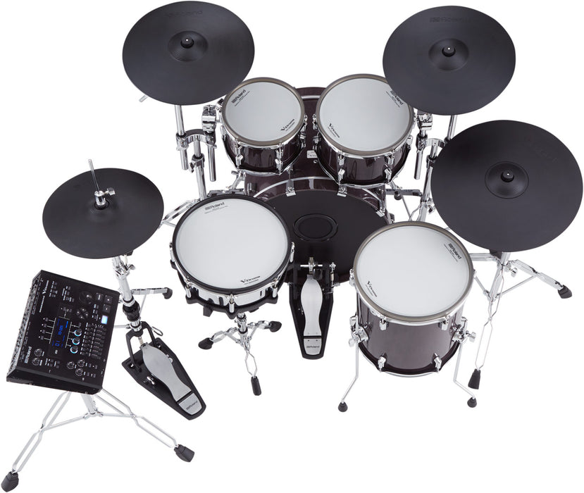 Roland VAD706 V-Drum Acoustic Design Kit - Gloss Ebony + FREE DW5000 Hardware pack!