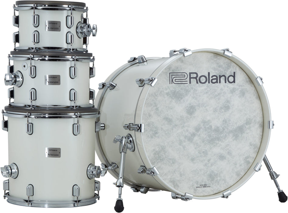 Roland VAD706-PW V-Drum Acoustic Design Kit - Polished White