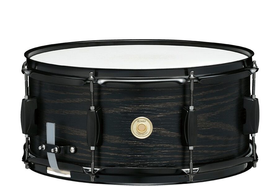 Tama Woodworks Poplar Snare Drum 14"x6.5" - Black Oak Wrap